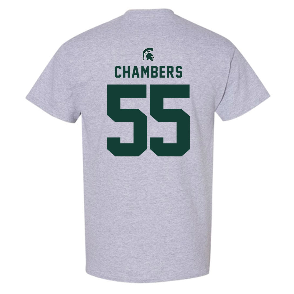 Michigan State - NCAA Baseball : Brady Chambers - Generic Shersey T-Shirt