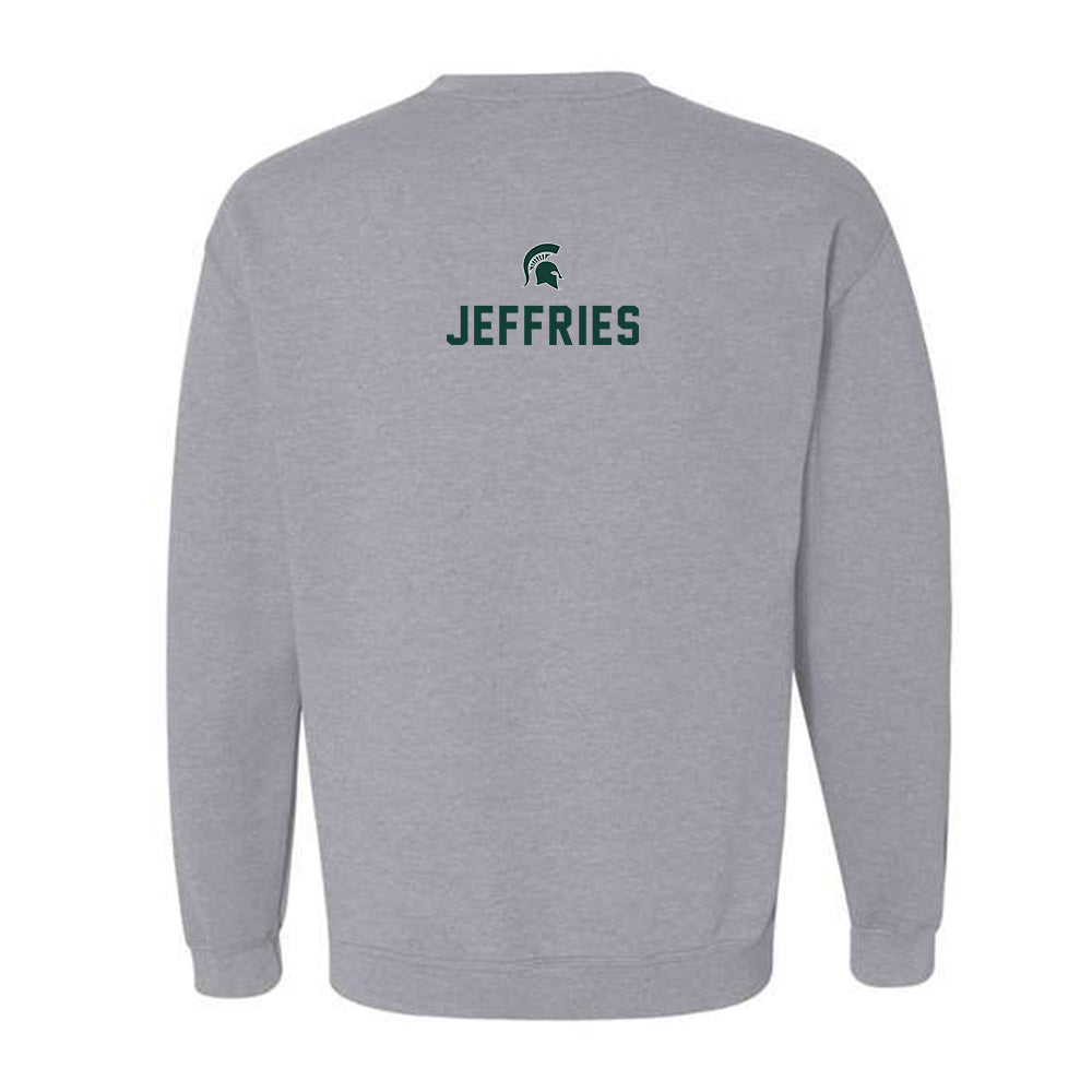 Michigan State - NCAA Women's Track & Field : Gabrielle Jeffries - Generic Shersey Crewneck Sweatshirt-1