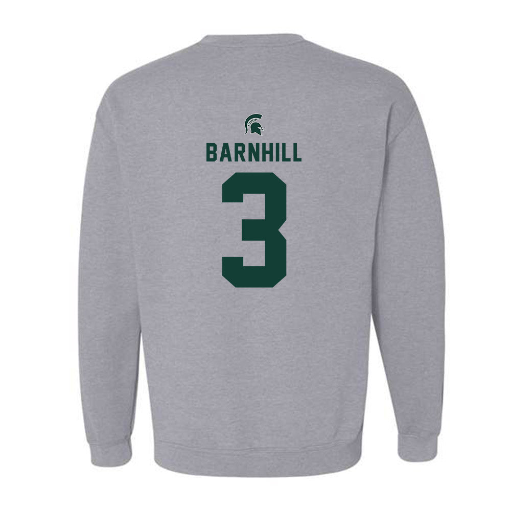 Michigan State - NCAA Men's Ice Hockey : Sean Barnhill - Generic Shersey Crewneck Sweatshirt-1