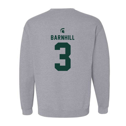 Michigan State - NCAA Men's Ice Hockey : Sean Barnhill - Generic Shersey Crewneck Sweatshirt-1
