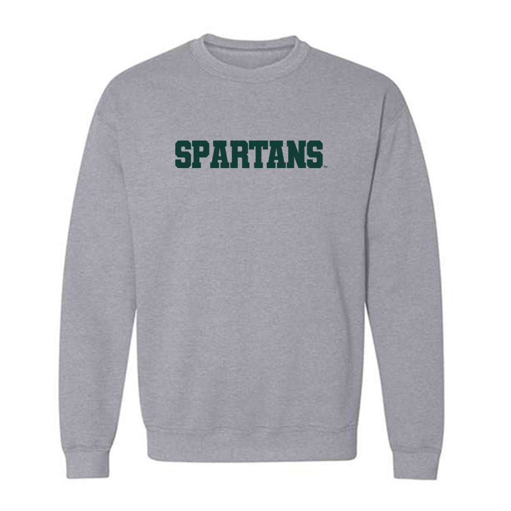 Michigan State - NCAA Men's Basketball : Szymon Zapala - Generic Shersey Crewneck Sweatshirt