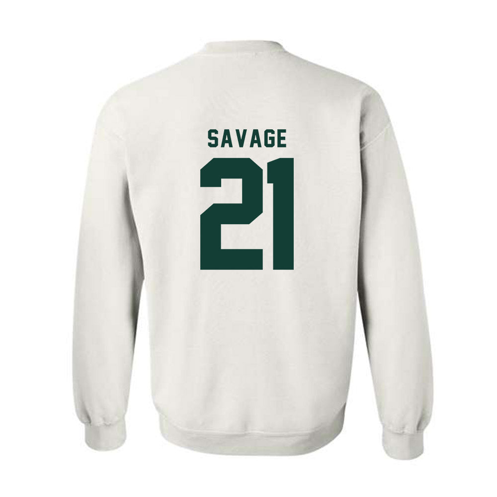 Michigan State - NCAA Men's Ice Hockey : Red Savage - Crewneck Sweatshirt-1