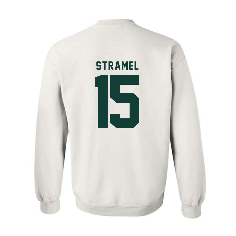 Michigan State - NCAA Men's Ice Hockey : Charlie Stramel - Crewneck Sweatshirt-1