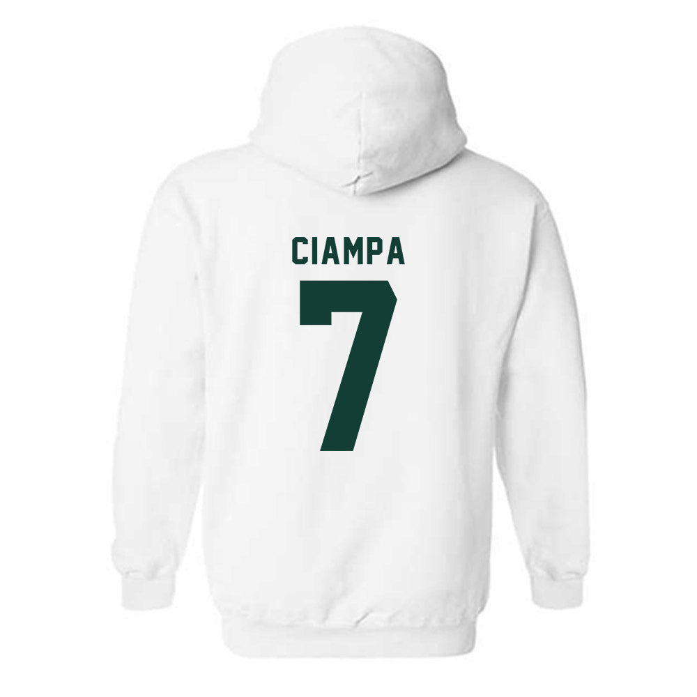 Michigan State - NCAA Women's Soccer : Aubree Ciampa - Generic Shersey Hooded Sweatshirt-1