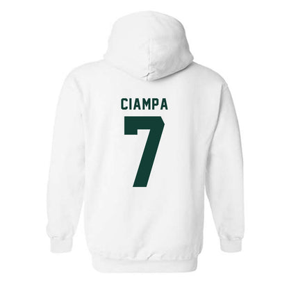 Michigan State - NCAA Women's Soccer : Aubree Ciampa - Generic Shersey Hooded Sweatshirt-1