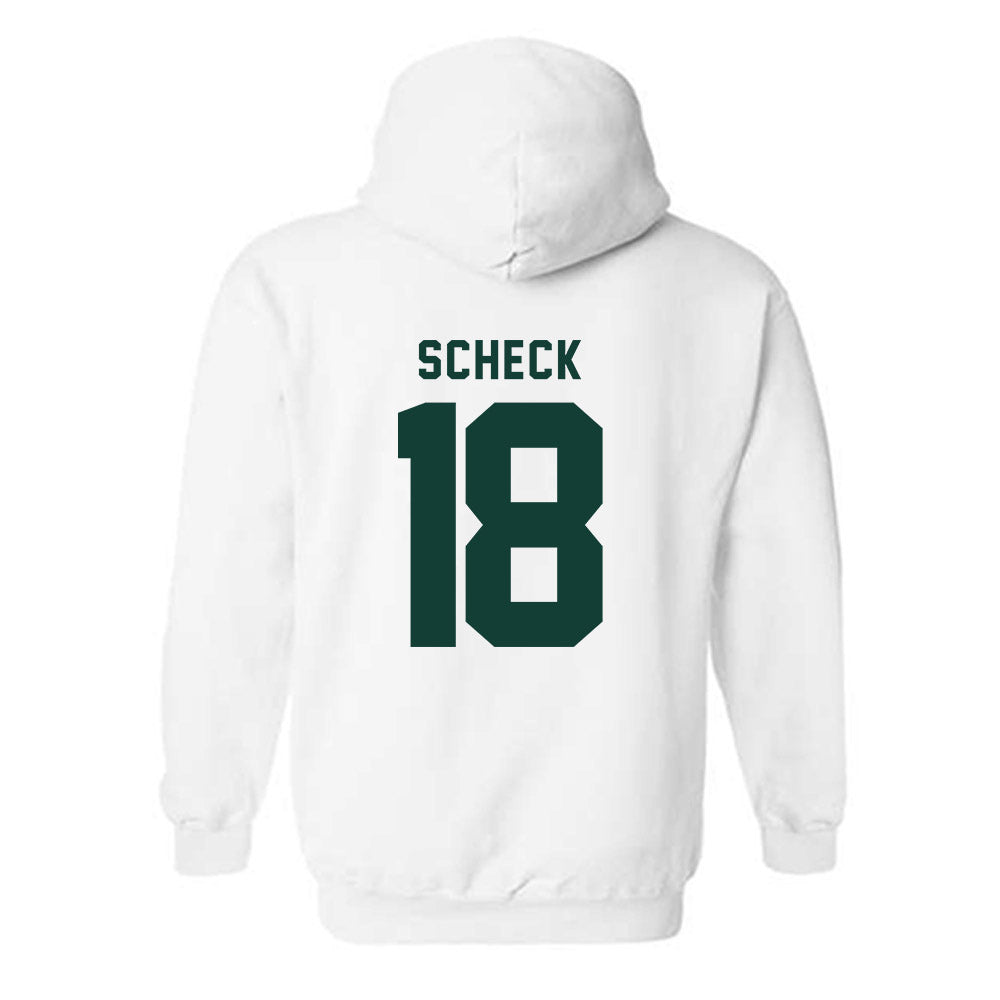 Michigan State - NCAA Women's Volleyball : Breccan Scheck - Generic Shersey Hooded Sweatshirt-1