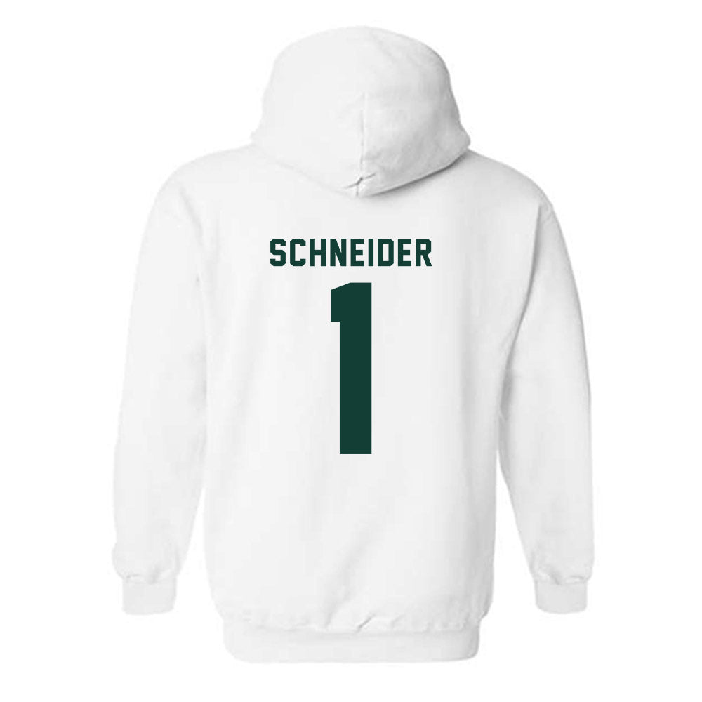 Michigan State - NCAA Women's Volleyball : Lia Schneider - Generic Shersey Hooded Sweatshirt-1
