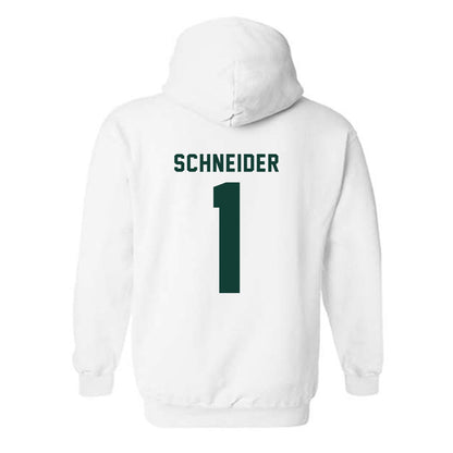 Michigan State - NCAA Women's Volleyball : Lia Schneider - Generic Shersey Hooded Sweatshirt-1