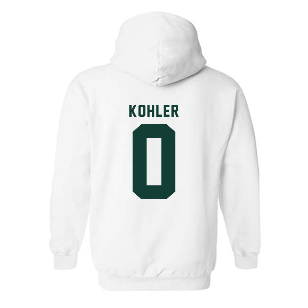 Michigan State - NCAA Men's Basketball : Jaxon Kohler - Generic Shersey Hooded Sweatshirt-1