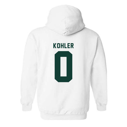 Michigan State - NCAA Men's Basketball : Jaxon Kohler - Generic Shersey Hooded Sweatshirt-1