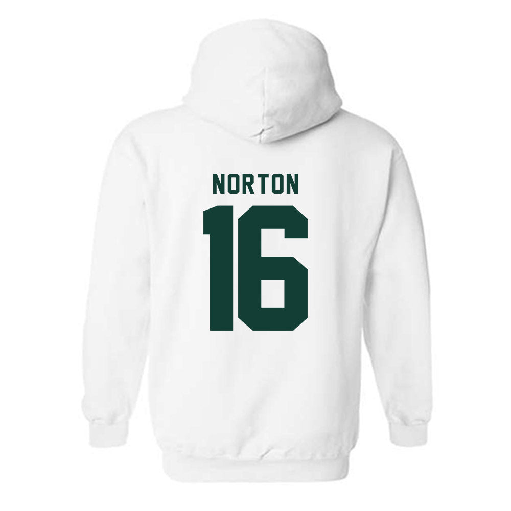 Michigan State - NCAA Women's Volleyball : Kalea Norton - Generic Shersey Hooded Sweatshirt-1