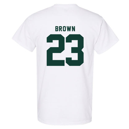 Michigan State - NCAA Women's Basketball : Jalyn Brown - Generic Shersey T-Shirt-1