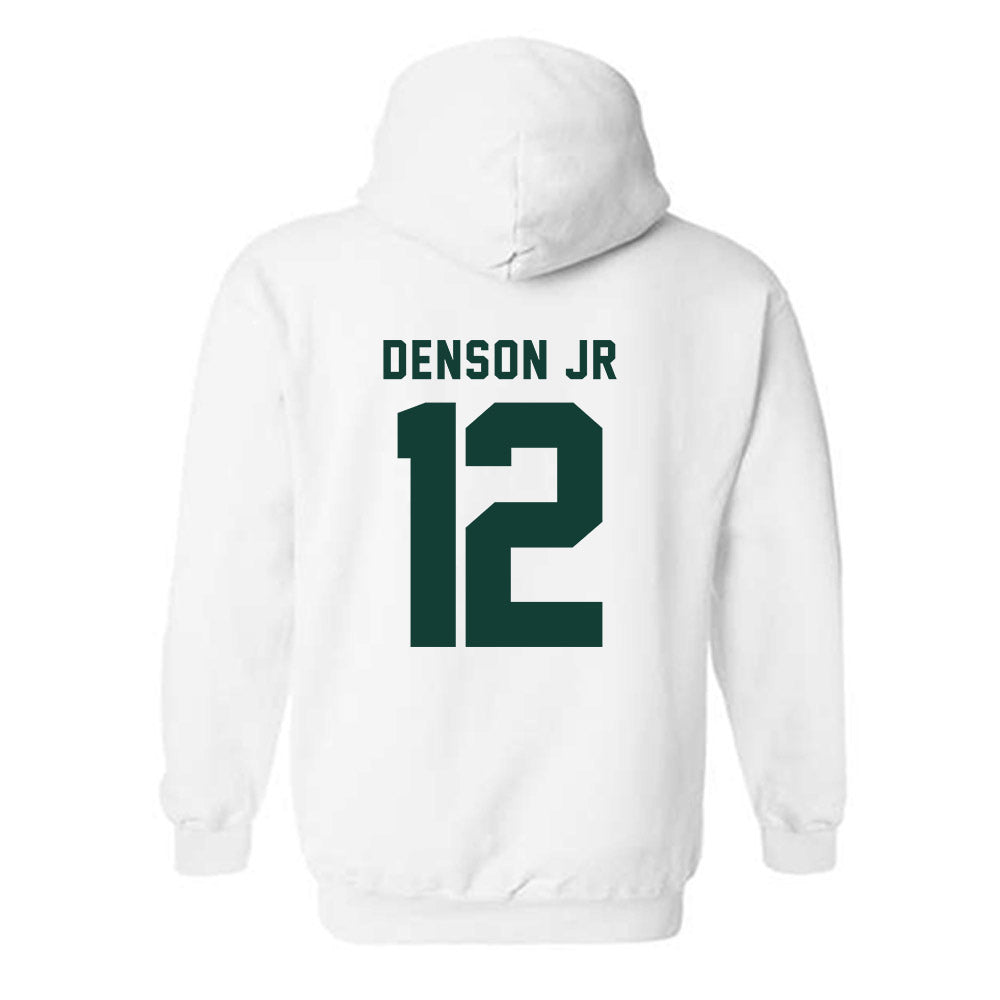 Michigan State - NCAA Football : Justin Denson Jr - Generic Shersey Hooded Sweatshirt-1