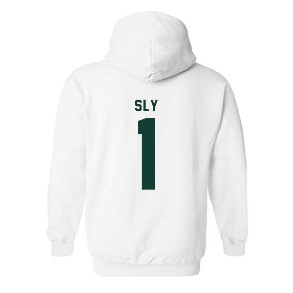 Michigan State - NCAA Men's Soccer : Michael Sly - Generic Shersey Hooded Sweatshirt-1