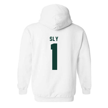 Michigan State - NCAA Men's Soccer : Michael Sly - Generic Shersey Hooded Sweatshirt-1