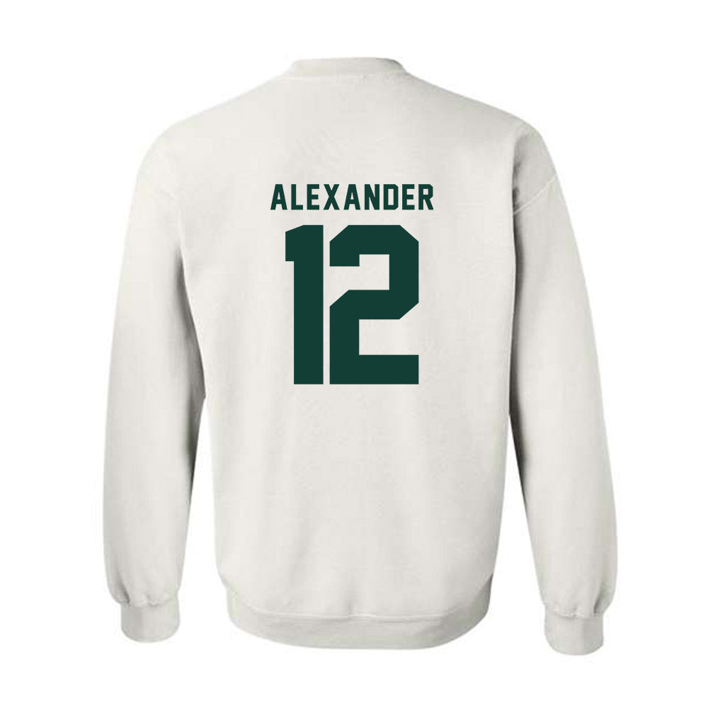 Michigan State - NCAA Women's Basketball : Isa Alexander - Generic Shersey Crewneck Sweatshirt-1