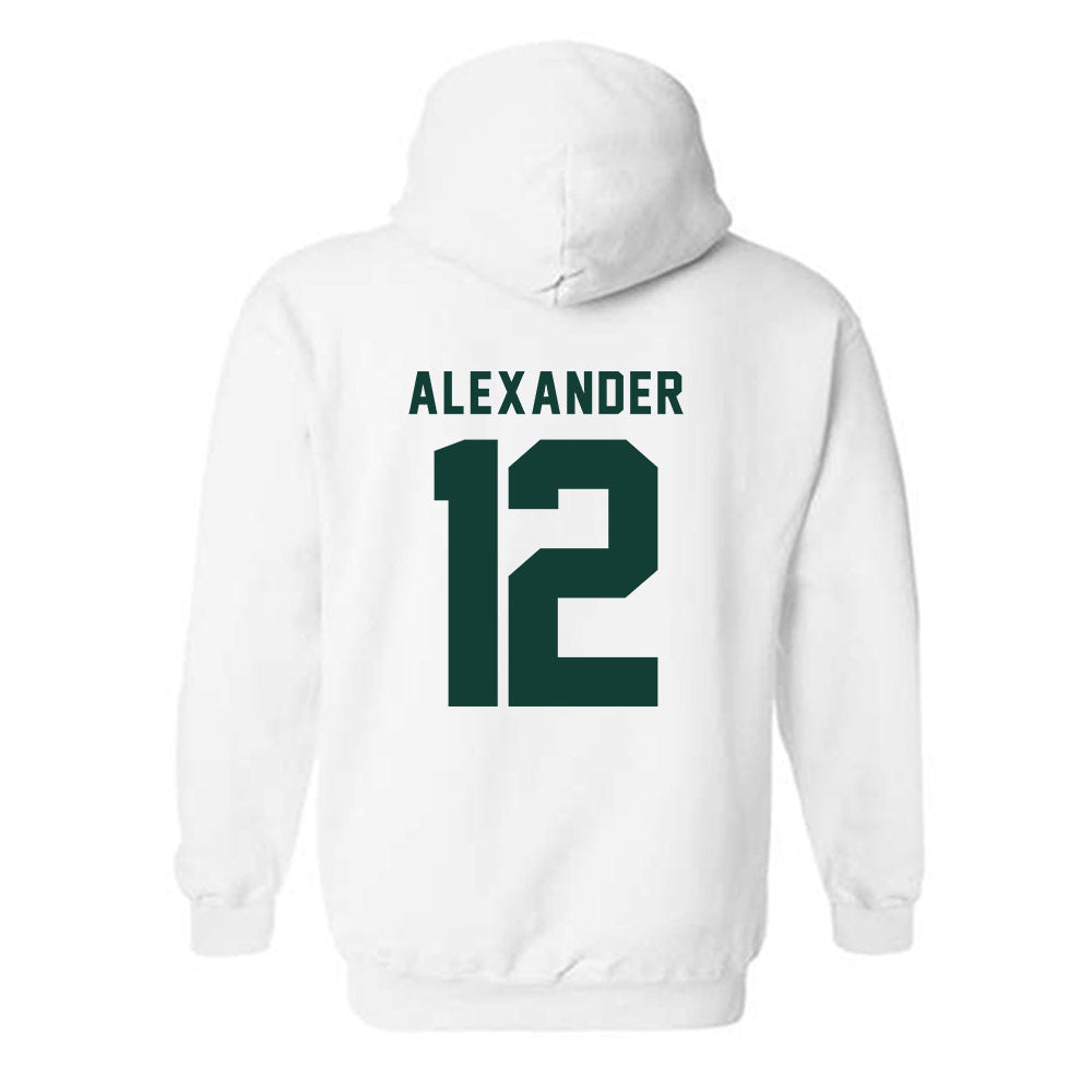 Michigan State - NCAA Women's Basketball : Isa Alexander - Generic Shersey Hooded Sweatshirt-1