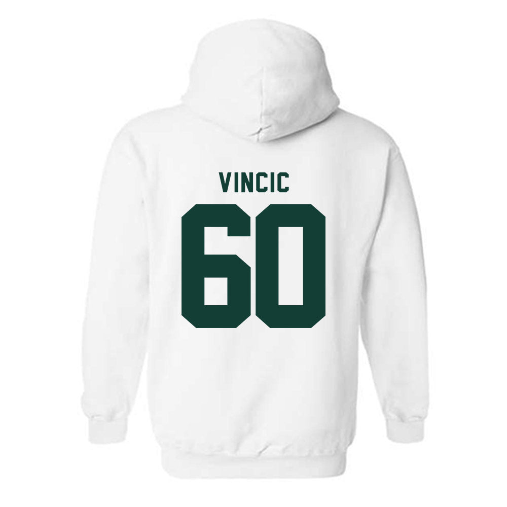 Michigan State - NCAA Football : Luka Vincic - Generic Shersey Hooded Sweatshirt-1
