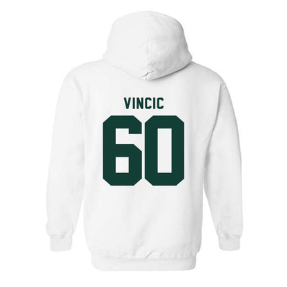 Michigan State - NCAA Football : Luka Vincic - Generic Shersey Hooded Sweatshirt-1