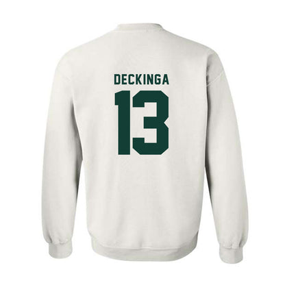 Michigan State - NCAA Baseball : CJ Deckinga - Generic Shersey Crewneck Sweatshirt-1