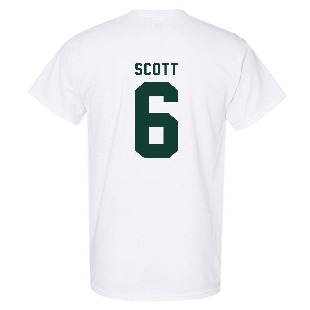 Michigan State - NCAA Men's Basketball : Jordan Scott - Generic Shersey T-Shirt-1