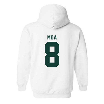 Michigan State - NCAA Football : Aisea Moa - Generic Shersey Hooded Sweatshirt-1