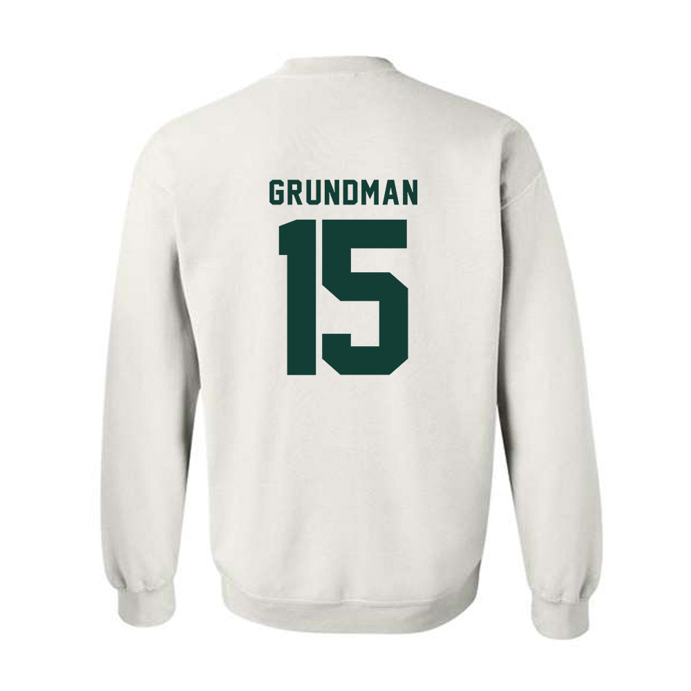 Michigan State - NCAA Baseball : Gannon Grundman - Generic Shersey Crewneck Sweatshirt-1