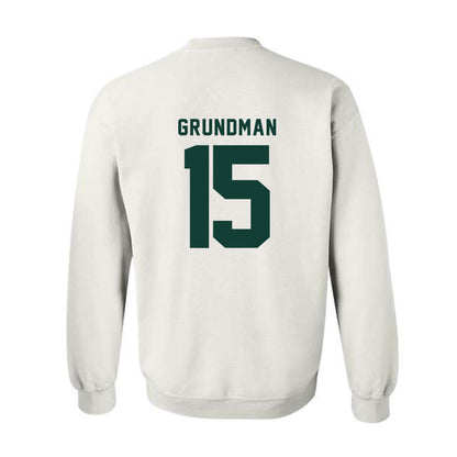 Michigan State - NCAA Baseball : Gannon Grundman - Generic Shersey Crewneck Sweatshirt-1