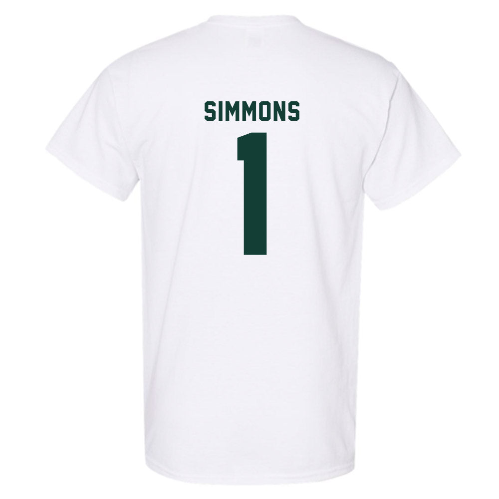 Michigan State - NCAA Women's Basketball : Jaddan Simmons - T-Shirt-1