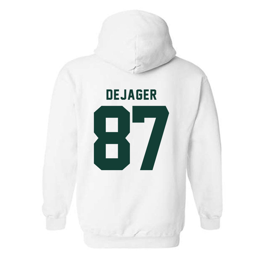Michigan State - NCAA Football : Luke DeJager - Generic Shersey Hooded Sweatshirt-1