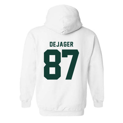 Michigan State - NCAA Football : Luke DeJager - Generic Shersey Hooded Sweatshirt-1