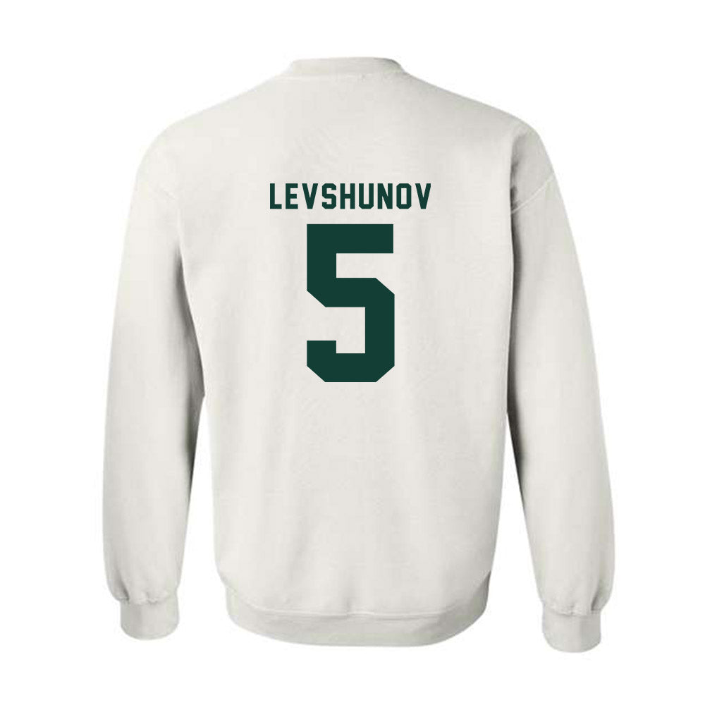 Michigan State - NCAA Men's Ice Hockey : Artyom Levshunov - Crewneck Sweatshirt-1