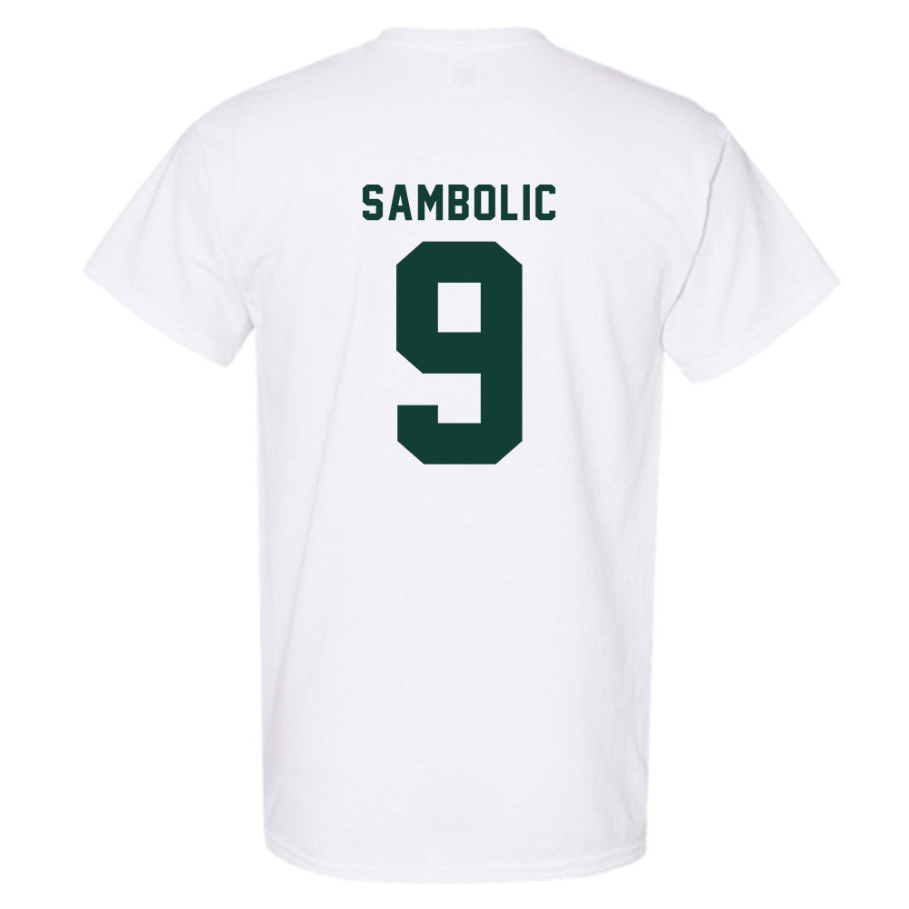 Michigan State - NCAA Women's Basketball : Sara Sambolic - Generic Shersey T-Shirt-1