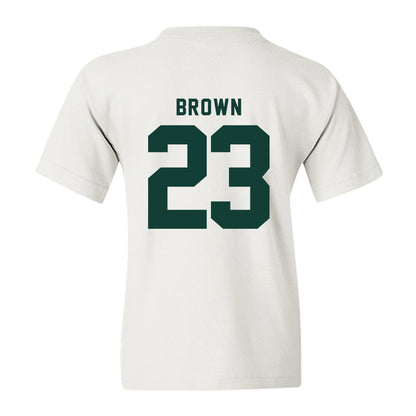 Michigan State - NCAA Women's Basketball : Jalyn Brown - Generic Shersey Youth T-Shirt-1