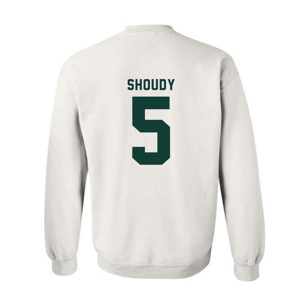 Michigan State - NCAA Men's Ice Hockey : Travis Shoudy - Generic Shersey Crewneck Sweatshirt-1