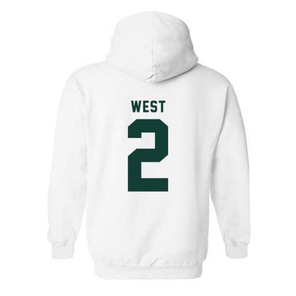 Michigan State - NCAA Football : Aydan West - Generic Shersey Hooded Sweatshirt-1