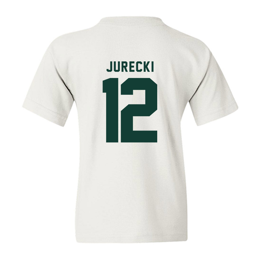 Michigan State - NCAA Men's Ice Hockey : Griffin Jurecki - Youth T-Shirt-1