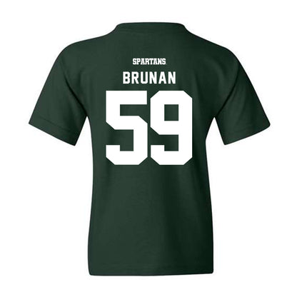 Michigan State - NCAA Football : Kyler Brunan - Youth T-Shirt