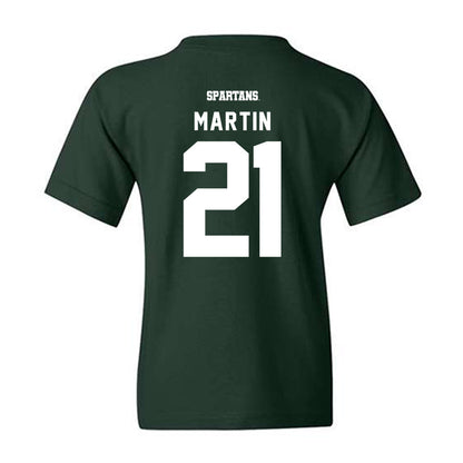 Michigan State - NCAA Women's Soccer : Maleeya Martin - Classic Shersey Youth T-Shirt-1
