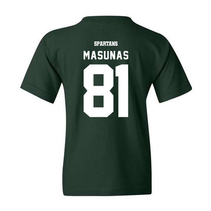 Michigan State - NCAA Football : Michael Masunas - Youth T-Shirt