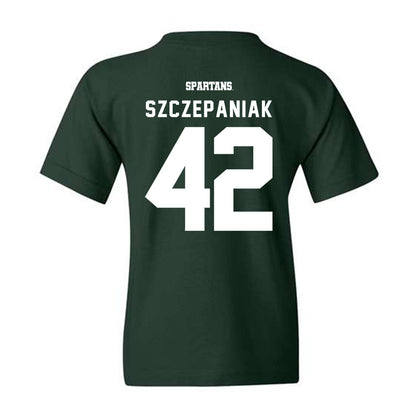 Michigan State - NCAA Baseball : Ryan Szczepaniak - Youth T-Shirt