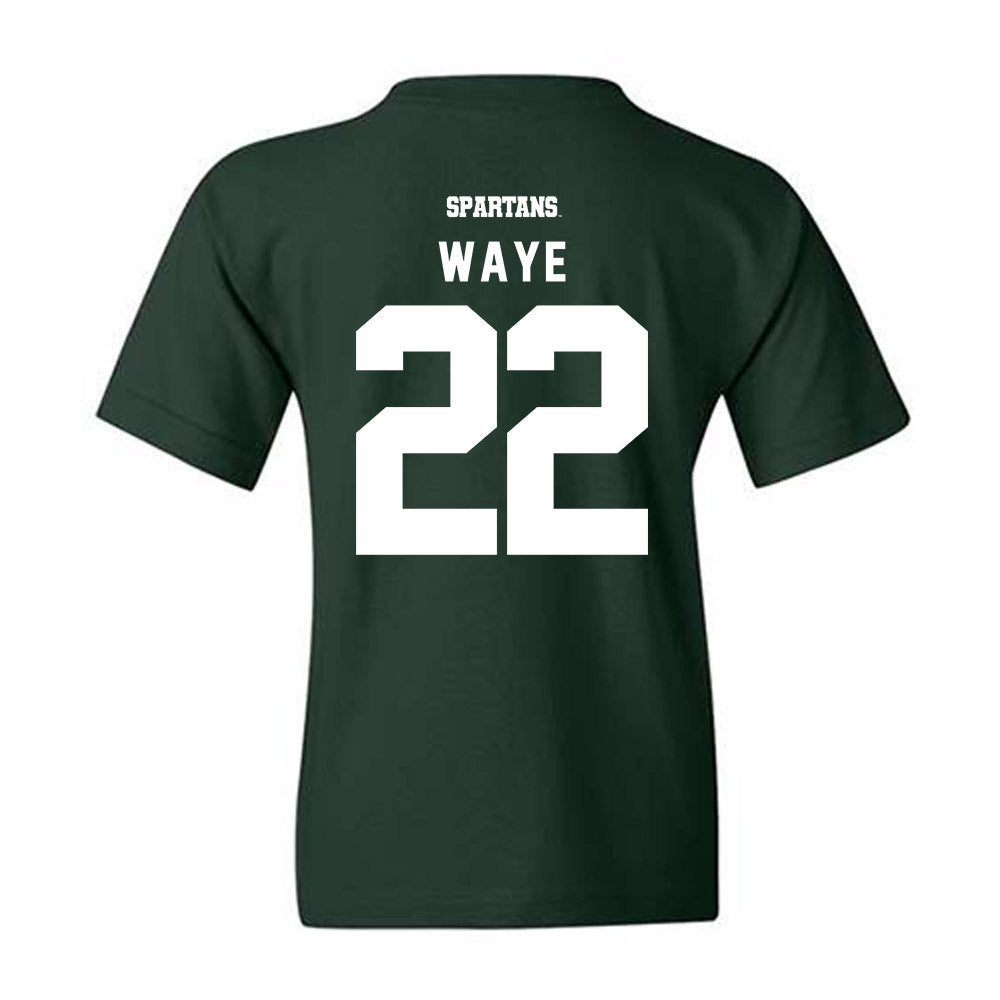 Michigan State - NCAA Women's Volleyball : Carmen Waye - Youth T-Shirt-1