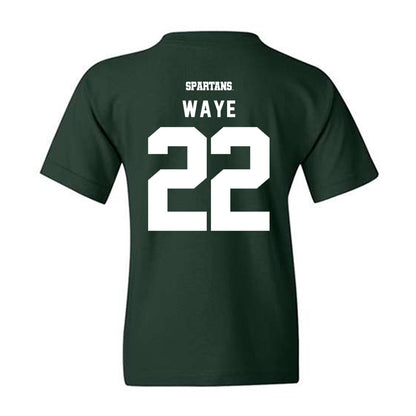 Michigan State - NCAA Women's Volleyball : Carmen Waye - Youth T-Shirt-1