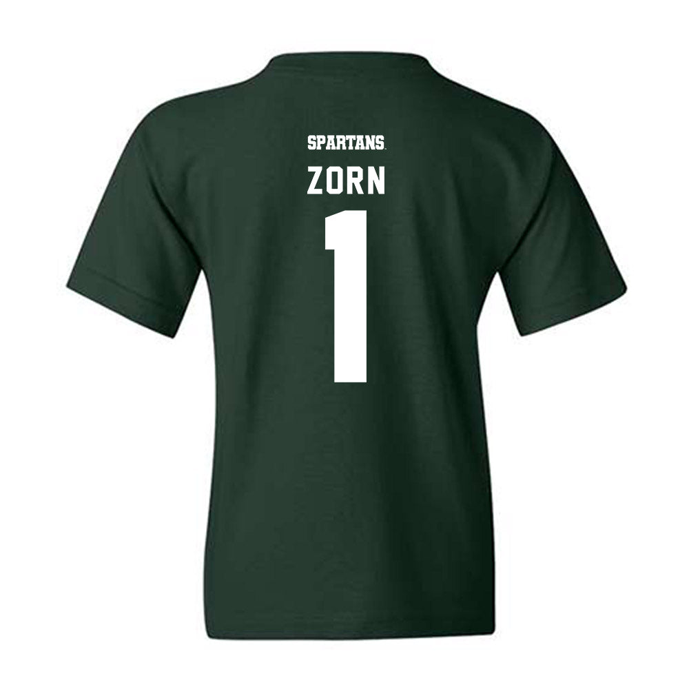 Michigan State - NCAA Women's Soccer : Kennedy Zorn - Youth T-Shirt-1