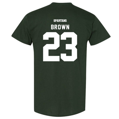 Michigan State - NCAA Women's Basketball : Jalyn Brown - Classic Shersey T-Shirt-1