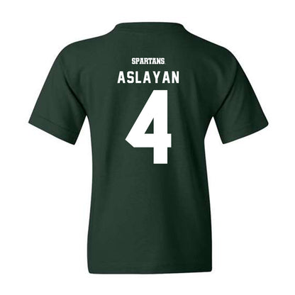 Michigan State - NCAA Women's Volleyball : Selin Aslayan - Youth T-Shirt