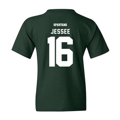 Michigan State - NCAA Football : Ryland Jessee - Classic Shersey Youth T-Shirt-1