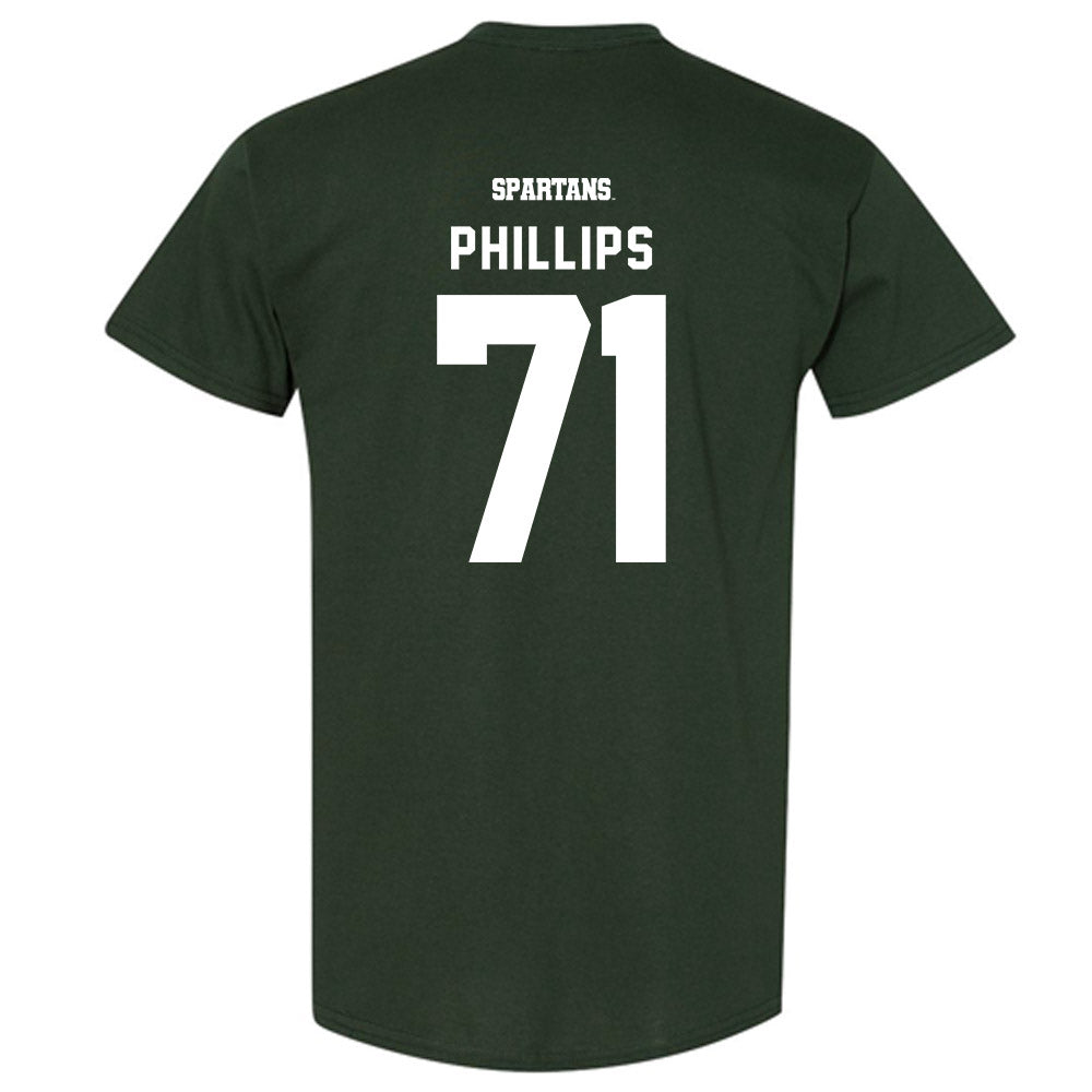 Michigan State - NCAA Football : Kristian Phillips - Classic Shersey T-Shirt-1
