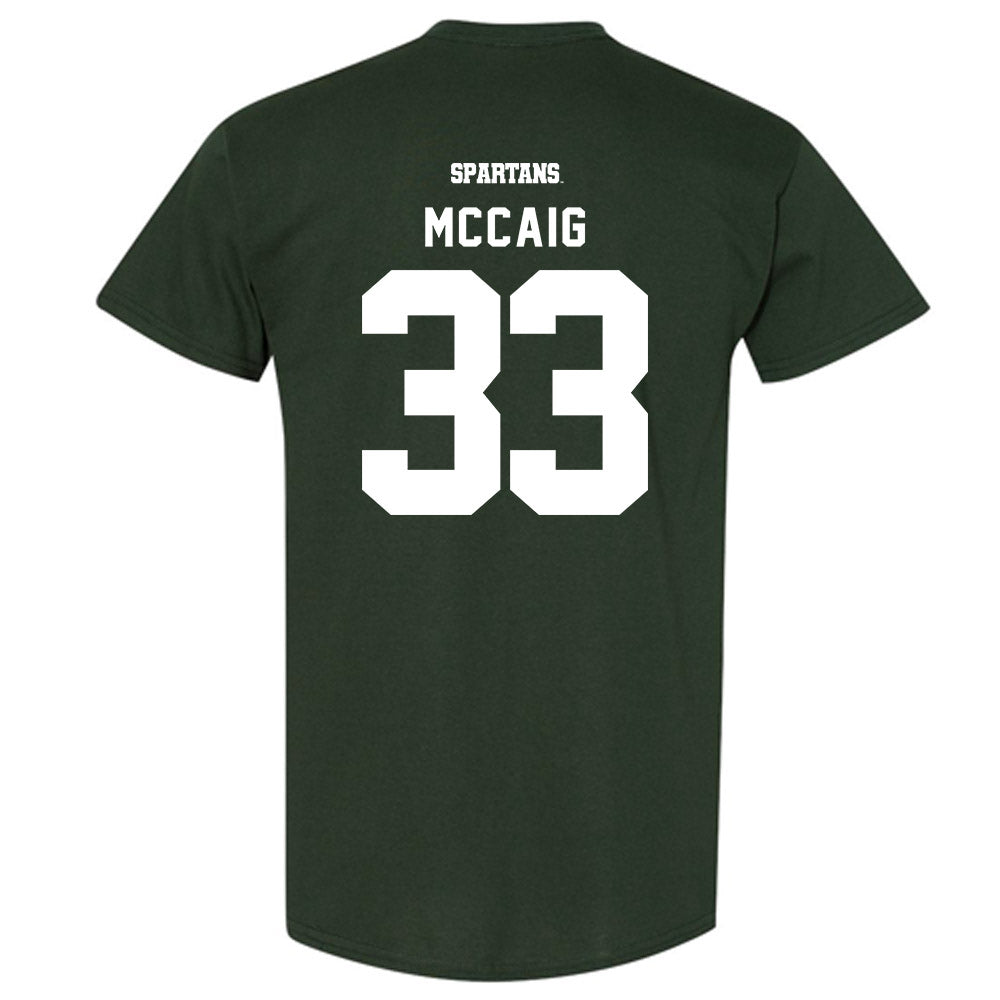 Michigan State - NCAA Football : Jaxon McCaig - T-Shirt