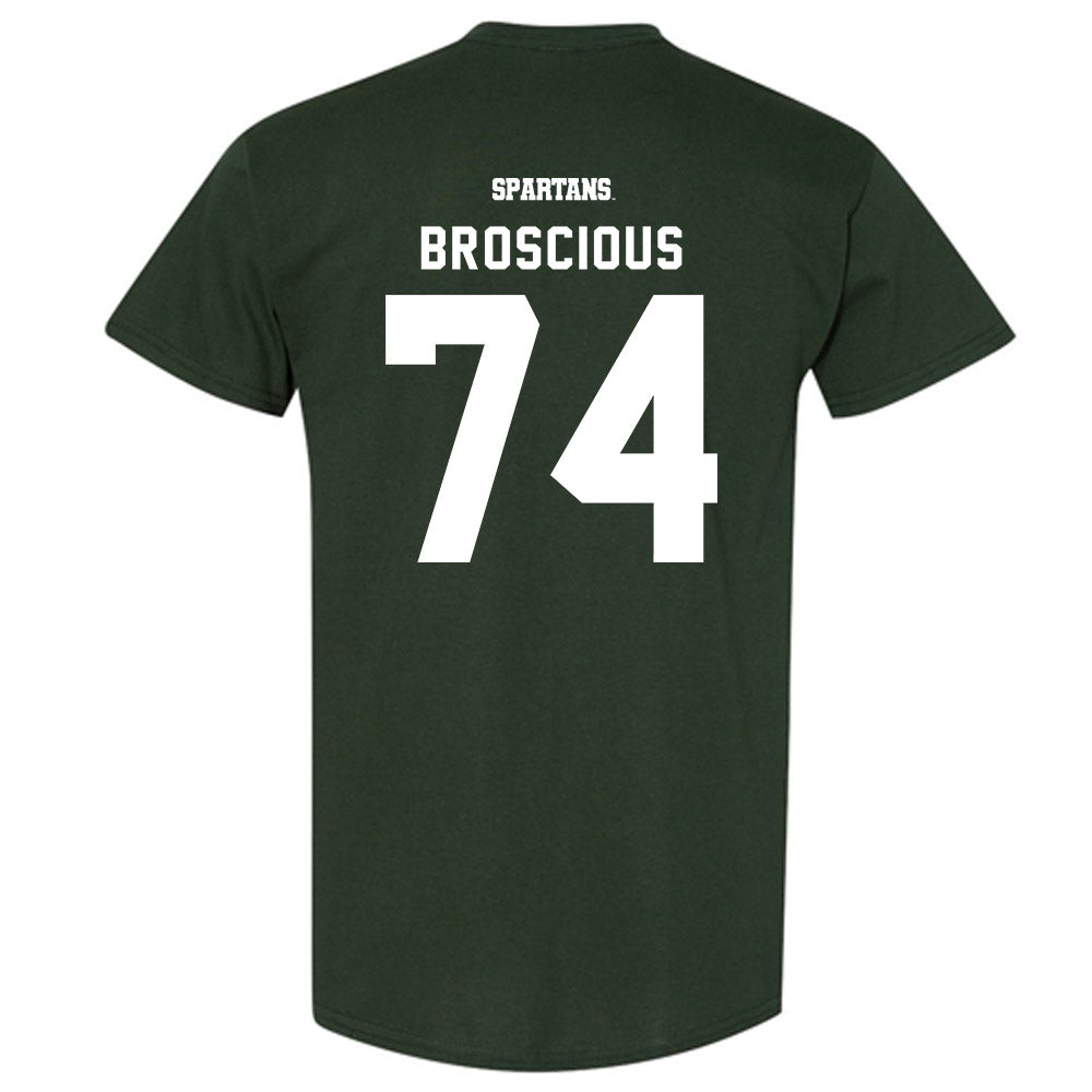 Michigan State - NCAA Football : Gavin Broscious - T-Shirt-1